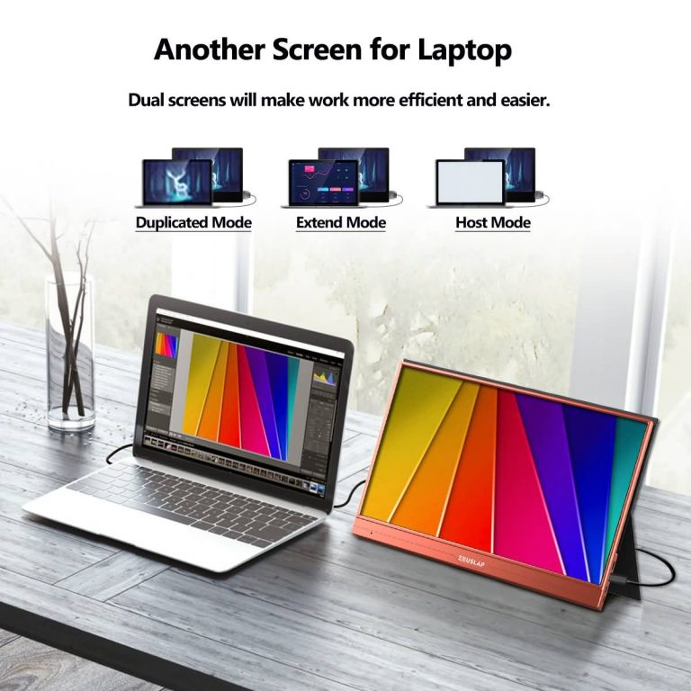 Buy Zeuslap Portable Laptop Monitor Touchscreen P Hdmi Compatible Usb C External